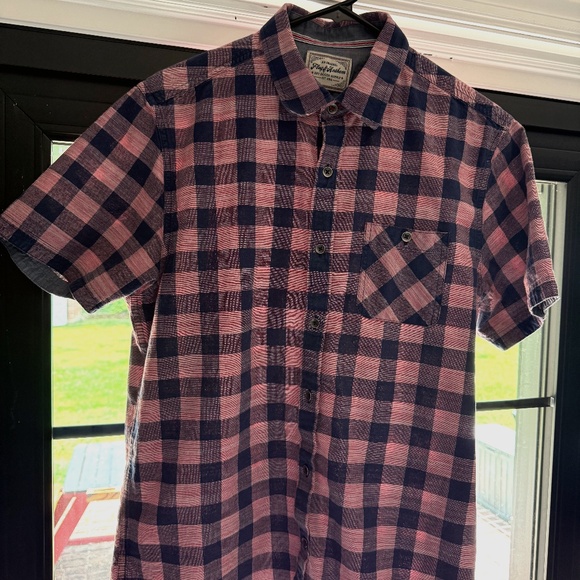 Flag and Anthem Short Sleeve Button Up - Picture 1 of 2
